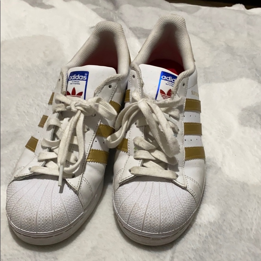 golden adidas shoes